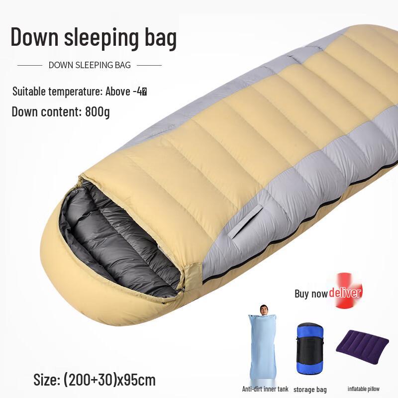 Longchan Outdoor Duck Down Sleeping Bag