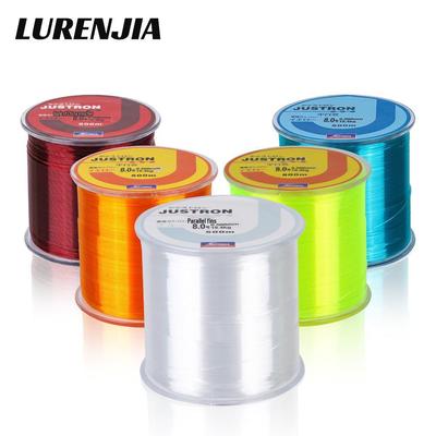 Filo in Nylon Rinforzato per Lenza 500m: Filo da pesca per canna da mare colorato con mulinello a bobinatura parallela.