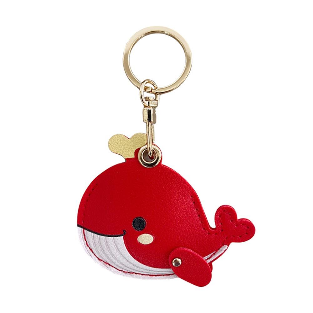 Anti-Drop Leather Keychain Antirust GPS Case Cover for Airtag Protective Cover  For Keys Bag Wallet