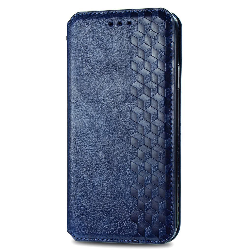 For Xiaomi Redmi 13 5G/13 4G PU Leather Case Rhombus Imprint Wallet Stand Phone Cover