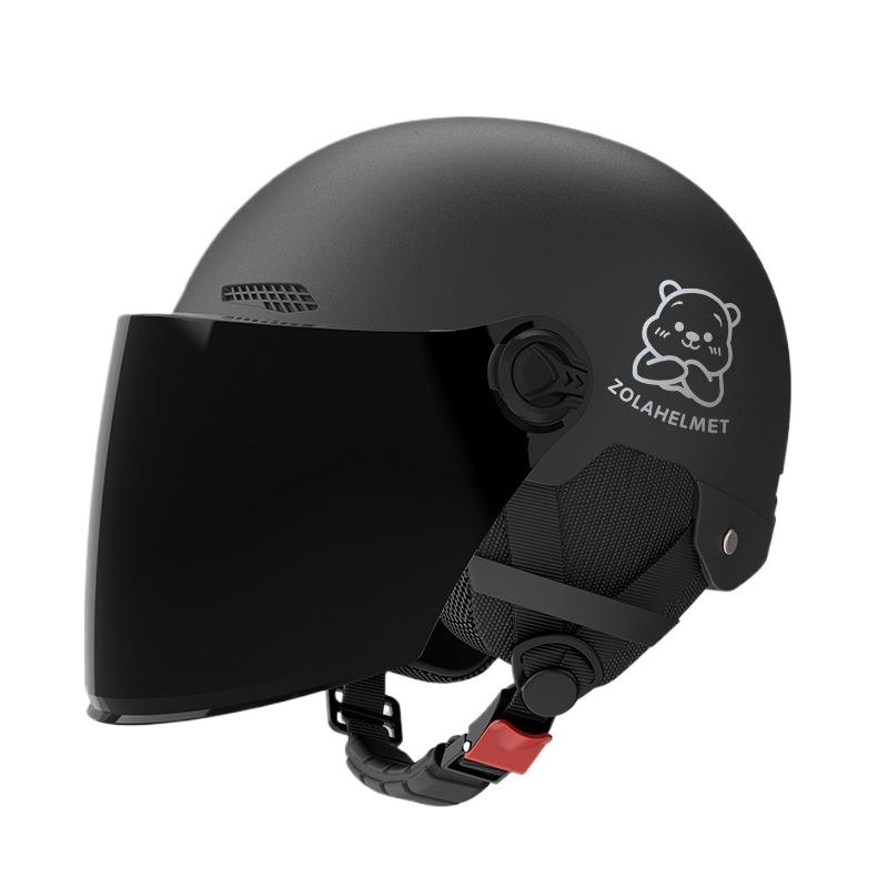 Helmet Electric Car Girl Cute Funny Lightweight Hair Hat Women's Helmet