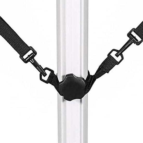 5 Stück Outdoor-Regenschirm-Befestigungsgurt, Garten-/Terrassen-/Marktschirm, Windschutzgürtel, verstellbar, freitragender Sonnenschirm, winddicht