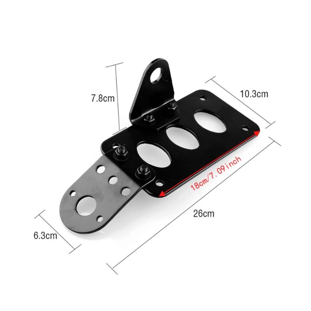 Metal Bracket Motorcycle License Plate Holder For Modified Accessory