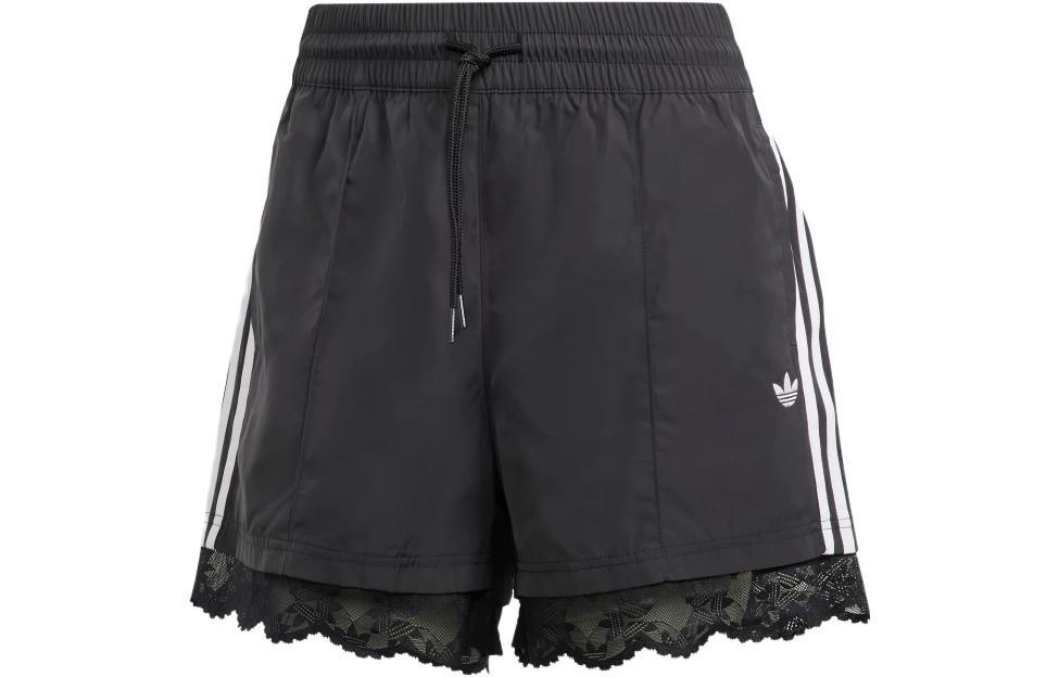adidas Pantaloncini con Bordi in Pizzo e 3 Strisce con Coulisse II5605