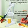 Multifunctional Manual Juicer DIY Orange Juice Juicer Commercial Extruder for Stall Setting with Double Mold Household
