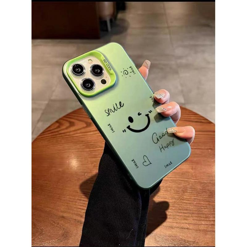 The New Fashionable Smiley Face Is Suitable for Iphone16 Mobile Phone Case Apple 15promax/14 Anti-drop 13pro12 Trend