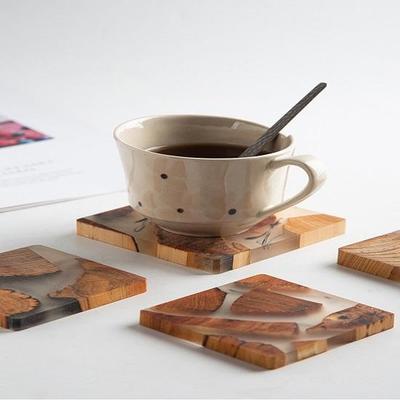 5 Piece Wooden Coasters |  Coasters Handcrafted | Solid Wood | Wooden Coasters