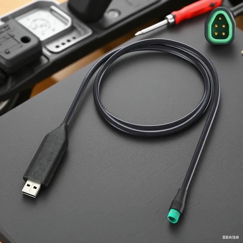 For BAFANG CAN-bus USB Programming Cable For Bafang For BBS01/02 Mid-Drive Center Electric Bike Motor Programmed Cable Accessory