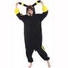 Adult Umbreon Kigurumi Onesie Pajamas Fleece Animal Women Halloween Party Cosplay Costume Pyjamas Shoes