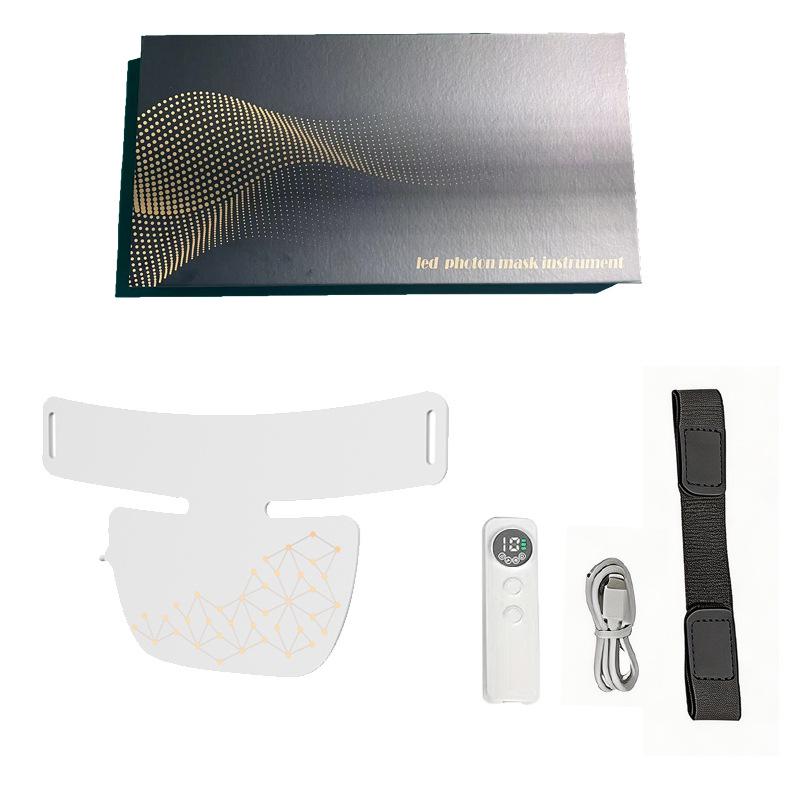 Cross-Border LED Red Light Photorejuvenation Face Mask - CE Approved Silicone Beauty Device with Large Red & Blue Light Panel