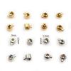 4-10pcs Stainless Steel Stopper Beads Crimp End Beads Connector for Wire Stopper Rondelle Beads Diy Jewelry Accessories