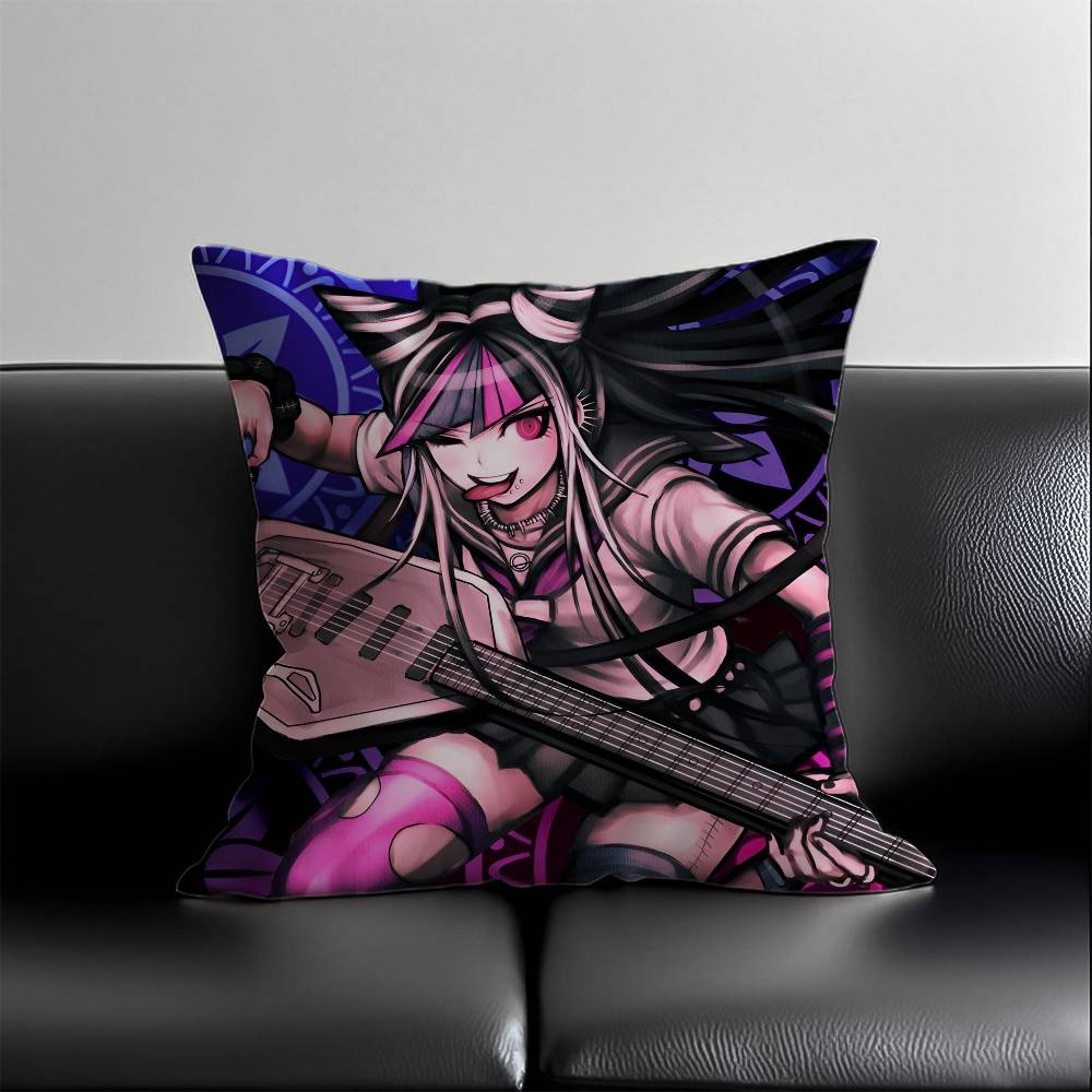 

Anime KWaii D-Danganronpa Pillow Case Pattern Printing Pillowcase Living Room Sofa Cushion Cover Bedroom Room Decor 40cmx40cm