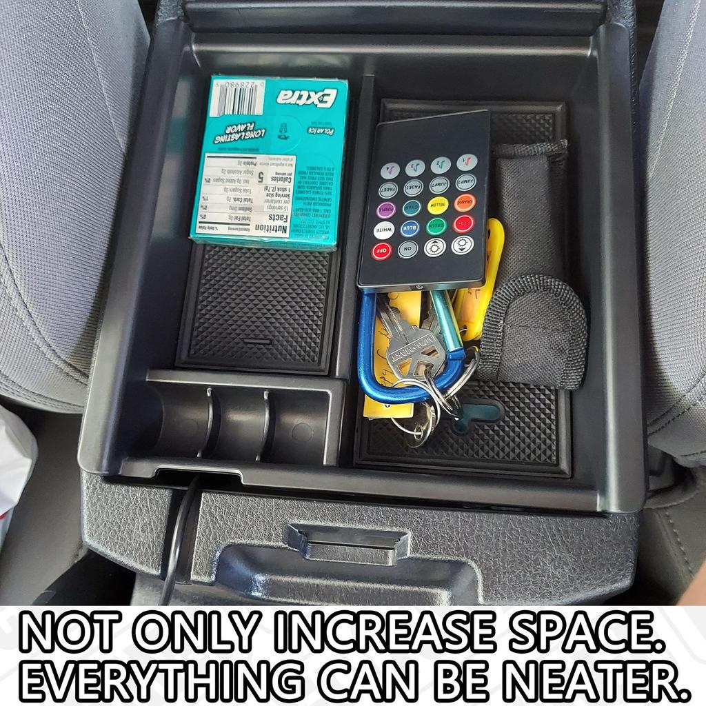 Center Console Accessory Organizer for Toyota Tacoma 2016 2017 2018 2019 2020 2025 2025 2025 Armrest Storage Box Insert Tray