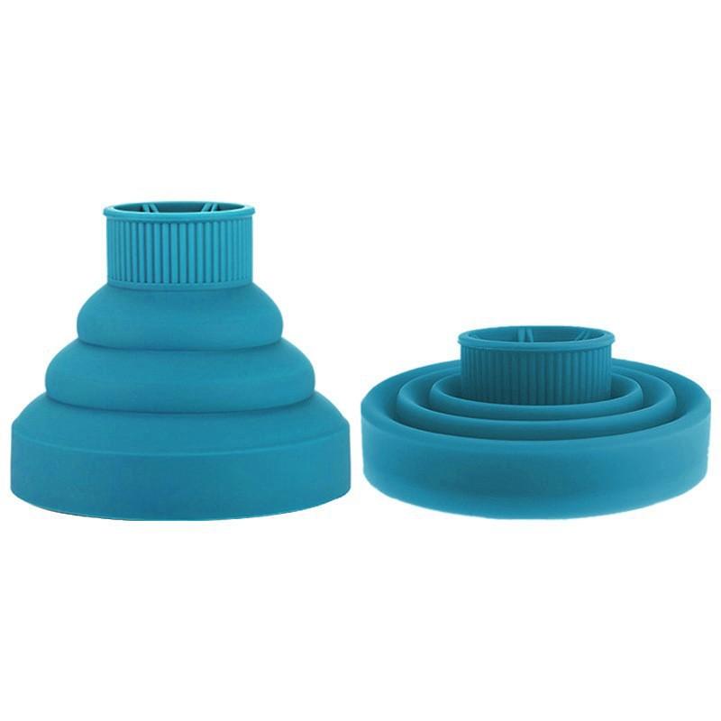Foldable Silicone Hair Dryer Diffuser Attachment Curly Styling Home Use Heat Resistant