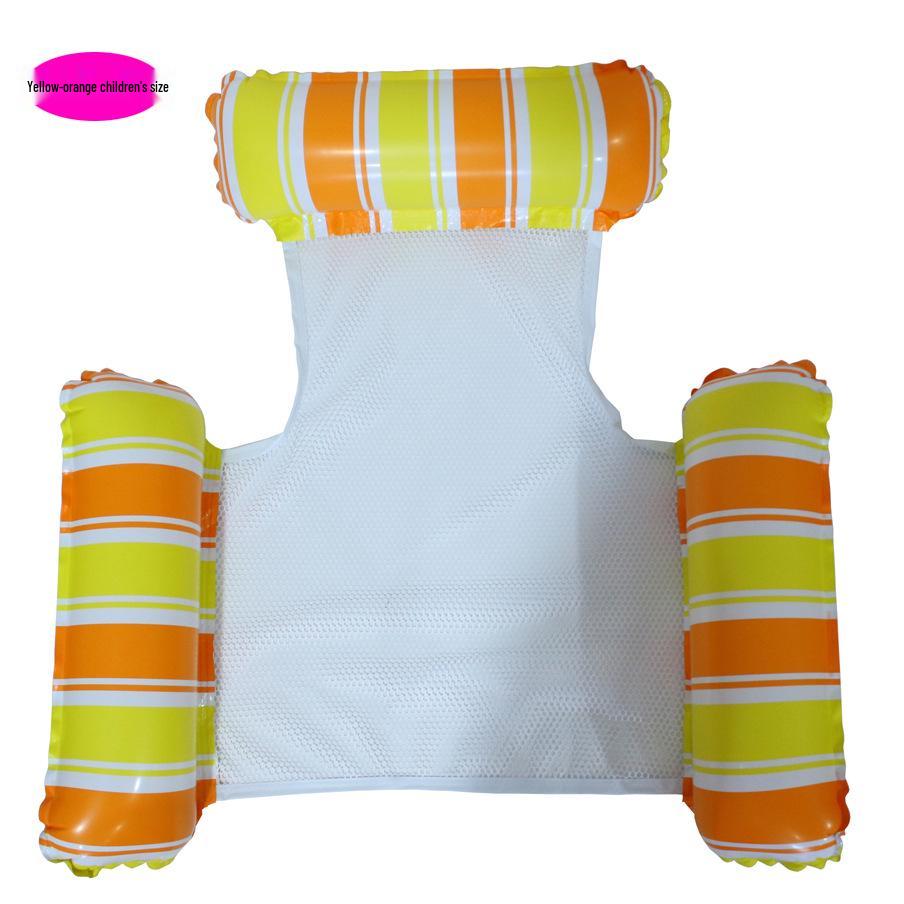 Cross-Border Inflatable Water Bed: New Striped Float & Hammock Lounge Chair for Water Sports