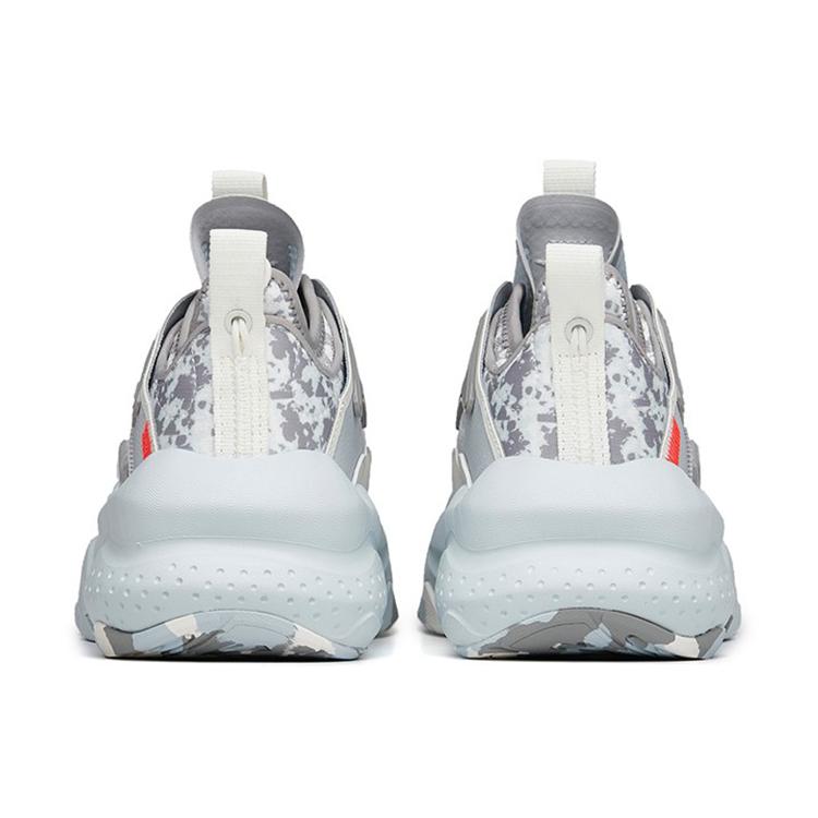 Anta Bastard Wei Feng Lightweight Abrasion Resistant Low top Sports Casual Shoes Men's Gray White 112228080-4