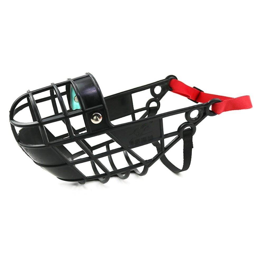 

Durable Adjustable Anti-Biting Mouth Cover Comfortable Bite Resistant Dog Muzzle Buckle Breathable Dog Stop Barking Mask Walking L чёрный