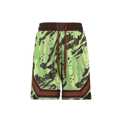 Dri-FIT ADV Logo Marki Kamuflażowy Haft Literowy Tie-Dye Spodenki Koszykarskie Męskie spodenki Ziemisty Brąz DX0330-227