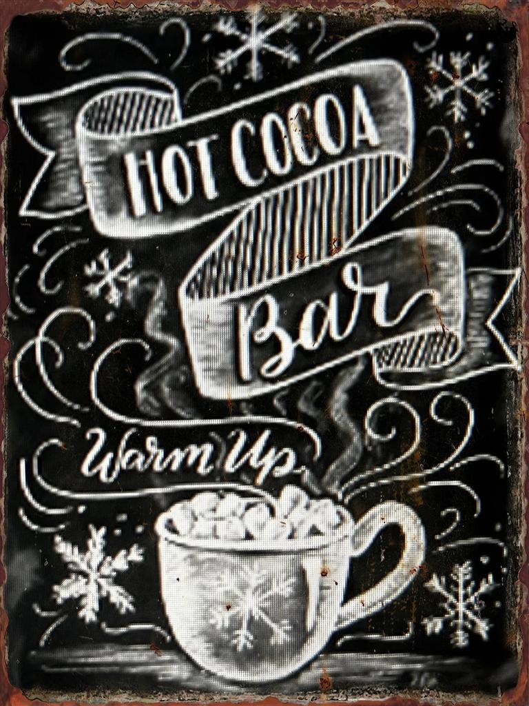 Christmas Coffee Art Metal Signs for Cafe Shop Club Pub Decor Tin Sign Bourbon Decorative Plaques Painting Wine Wall Decorati