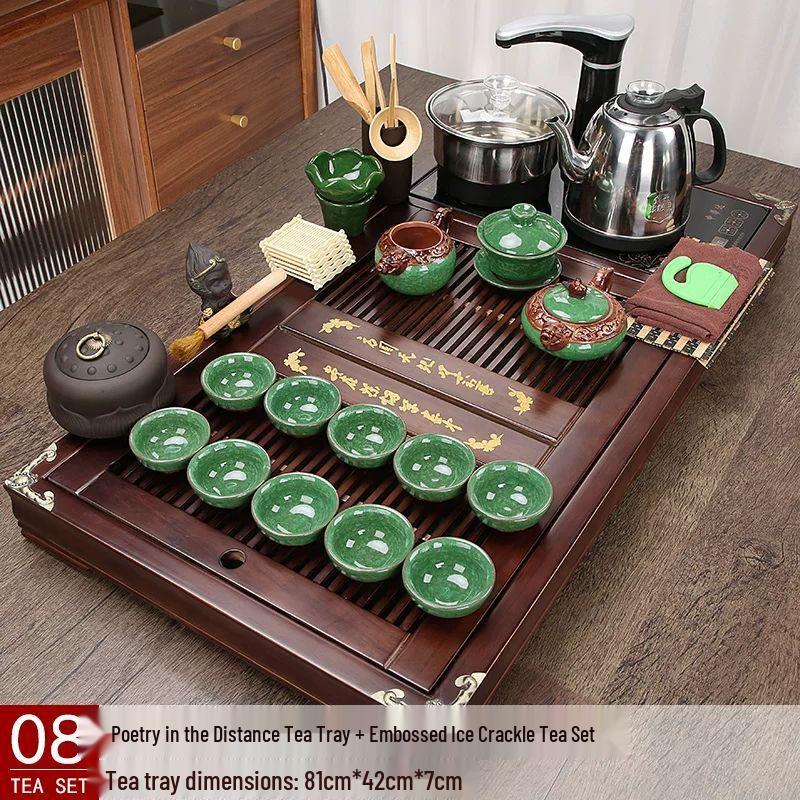 

Jiakangming Solid Wood Automatic Kung Fu Tea Set