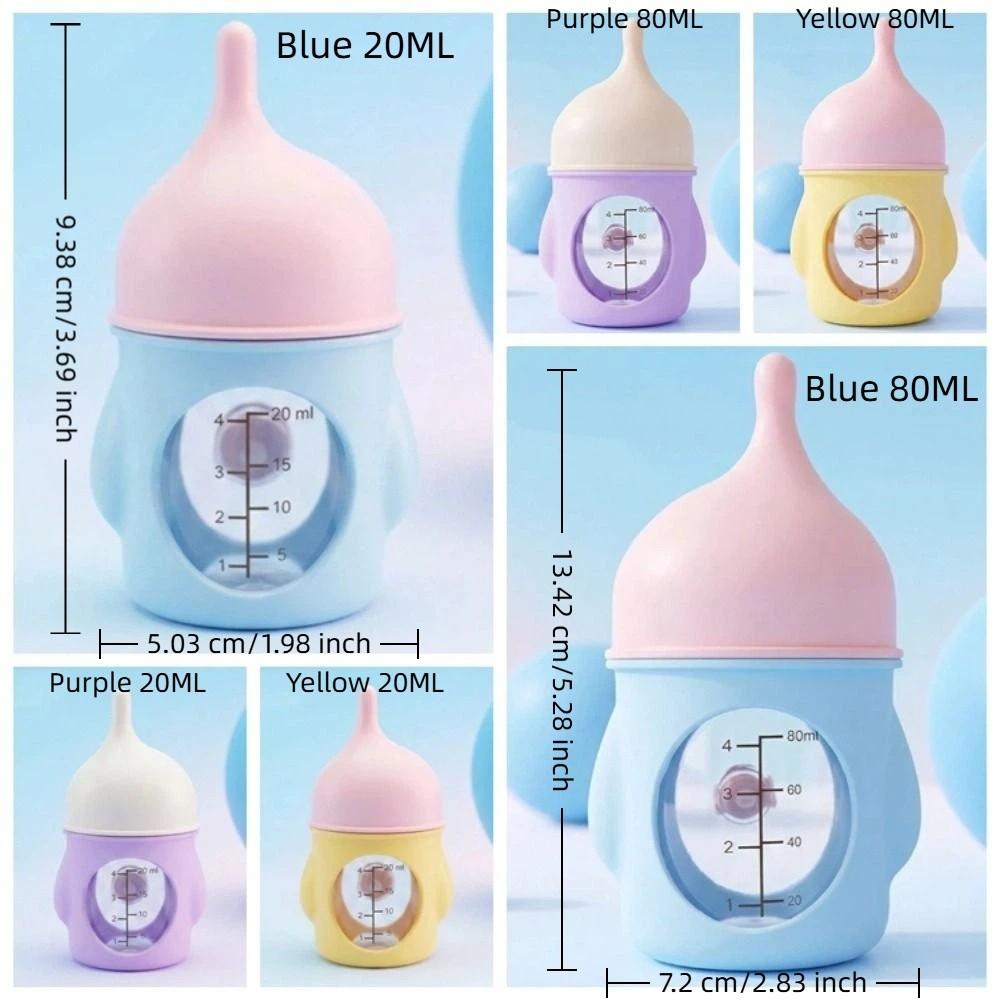 Visible Scale Pet Milk Bottle Silicone Nipple Pet Feeding Bottle Cat Feeding Bottle Newborn Puppy