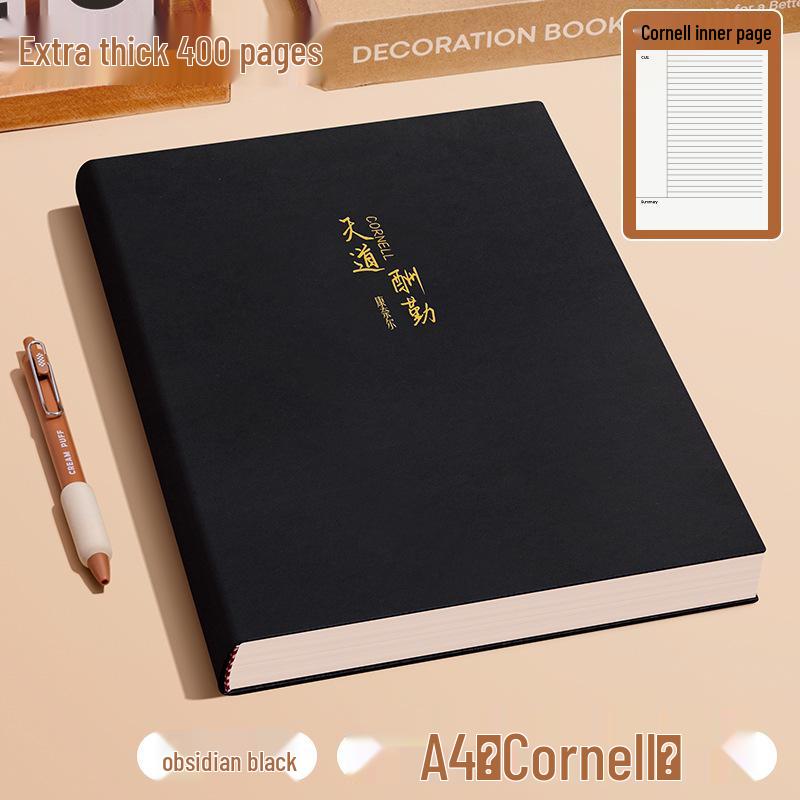 Extra Thick A4 Notebook for Students - Large, Simple Design for High School & University