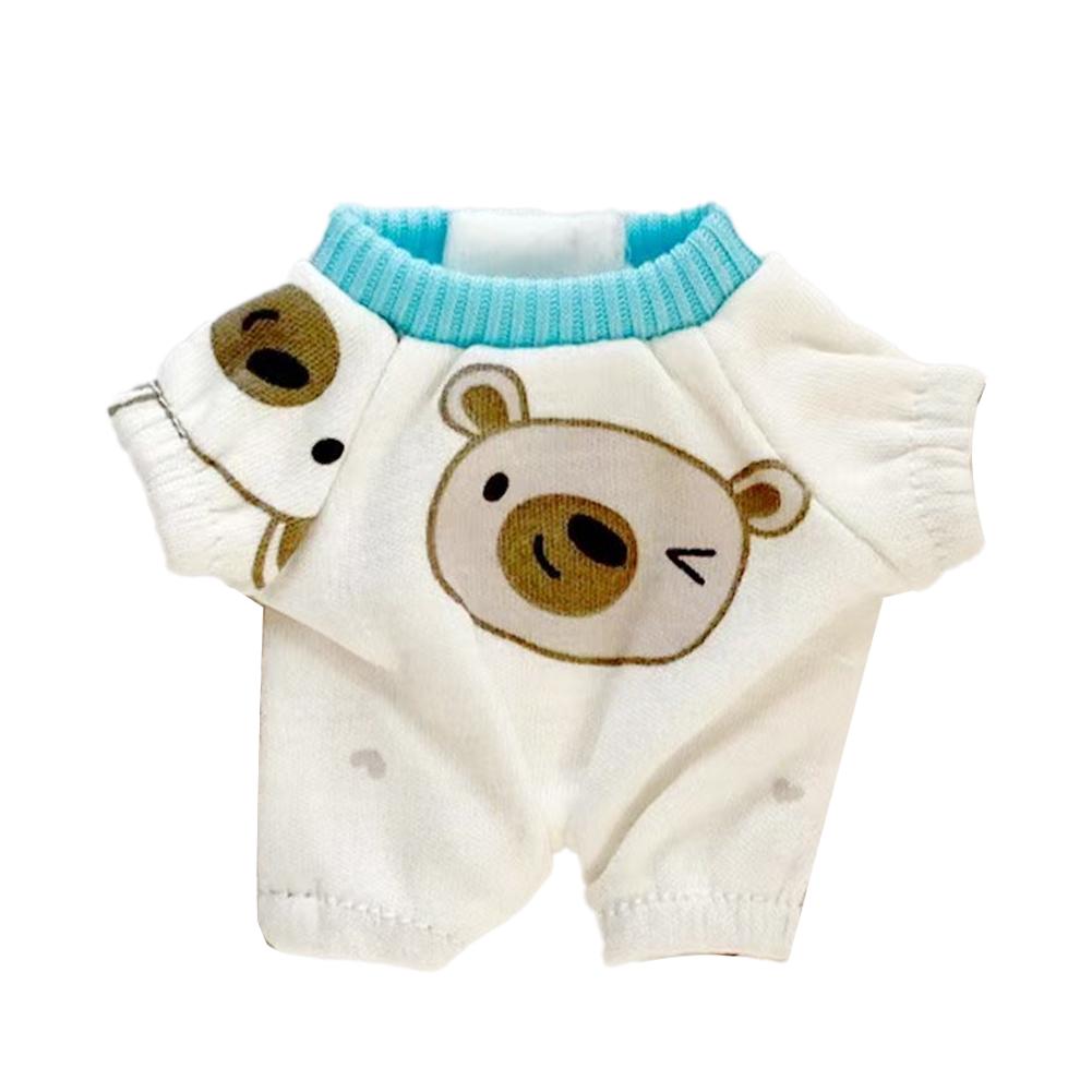 

Для 17 см Кукольная одежда Лабубу Модная одежда Толстовки Кукольная одежда Цветовые толстовки Кукольные аксессуары Милые украшения Маленькая одежда 02#