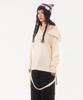 FANYOUNG Hairy Zip Slit Pullover Ivory