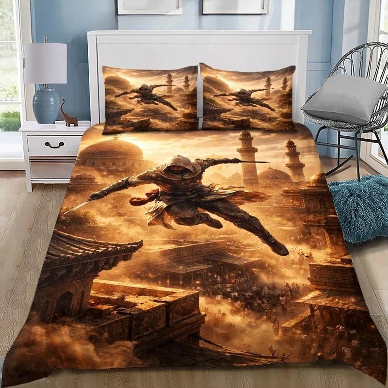 Multi Styles Assassin Creed Duvet Cover PillowcaseBedding Set Adult Boys Girls Bedroom Decoration Kids Gift Single Double Size