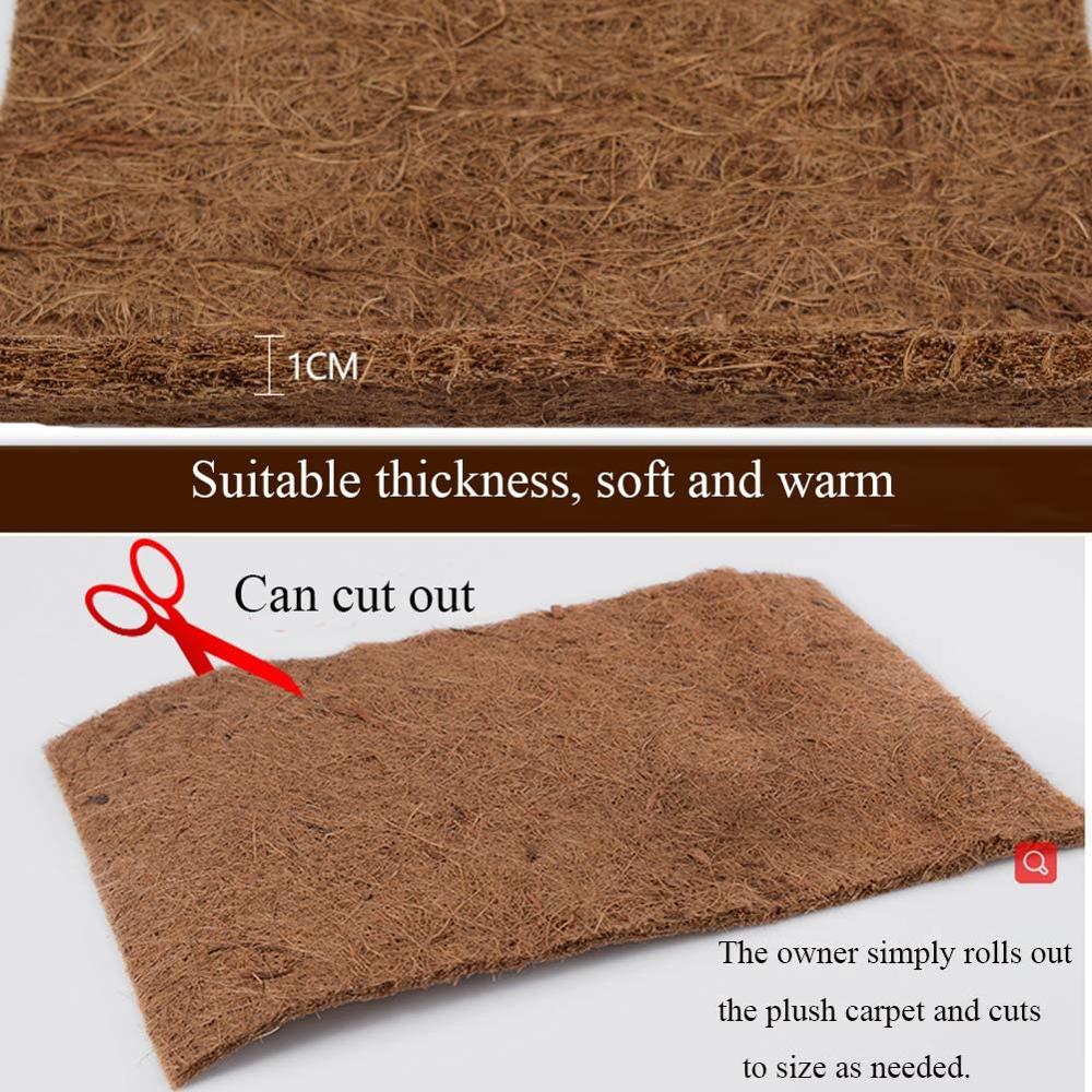 Reptile Carpet Natural Coconut Fiber Coir Tortoise Mat for Pet Terrarium Liner Reptile Supplies Lizard Snake Chamelon Turtle