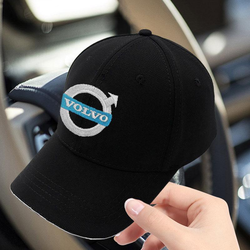 Auto Logo Outdoor Sommer Sportmütze Baseballmütze Freizeitkappe Für Volvo C30 AWD C70 S60 S80 S90 T6V40 V50 V60 V90 XC70 XC90 S40 S60