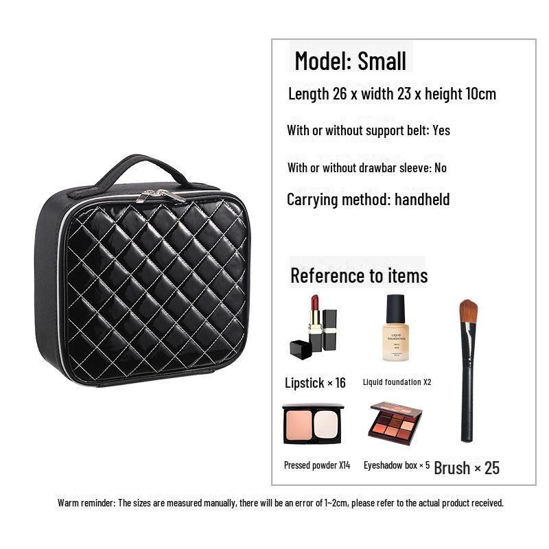 Large-Capacity Makeup Storage Bag: Portable Organizer for Brushes, Tools, Nails, and Eyelash Accessories