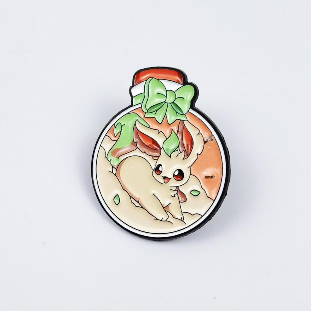 Magical Baby Elf Bottle-Shaped Cartoon Brooch - Creative Anime Metal Badge