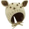 Cute Reindeer Antlers Baby Beanie Soft Warm Crochet Knitted Hat For Toddler Girls Boys