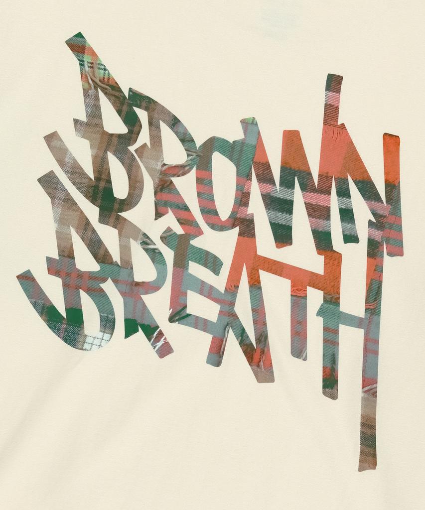 BROWNBREATH Patchwork Check Tag Longsleeve - Cream