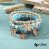 Bohemian bracelet creative tassel multi-layer beaded bracelet