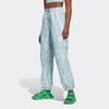 adidas Gestreifte Logo-Print Kordelzug Jogginghose Damen Unterteile Blau HT1103