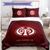 Mainz FC Printed 3PCS Bedding Set Breathable Duvet Cover with Pillowcases Decorative Bed Linen for Bedroom Home