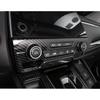 For Honda CRV CR-V 2017-20 Carbon fiber Style Center Console CD Panel Cover Trim
