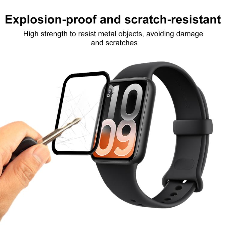 2Pcs Curved 3D Composite Soft Screen Protector Anti‑Scratch Full‑Cover Protective Film for Xiaomi Smart Band 10 Pro Smart Bracelet