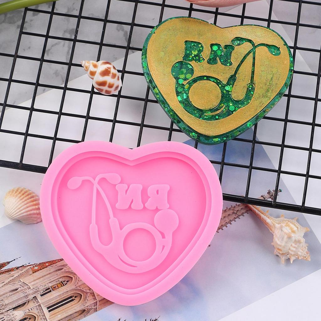 Praktische Silikonform Medizinische Apparatur Form Einzigartige Epoxidformen Schmuckherstellungswerkzeug für Handwerksbegeisterte