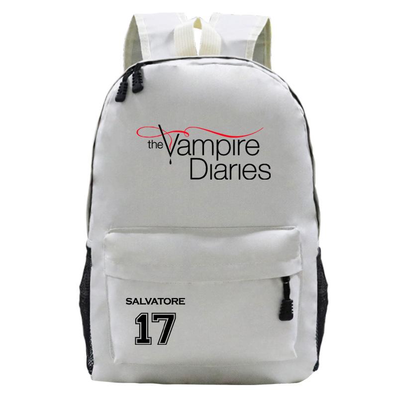 Vampire Diaries School Bag Casual Versatile Backpack