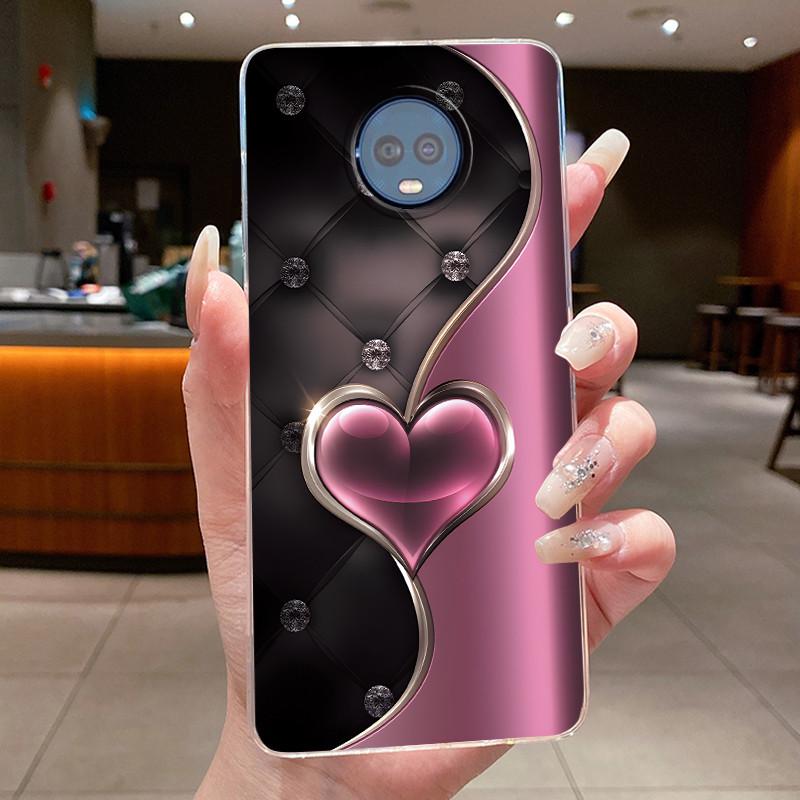 For Motorola Moto G6 Plus Case Clear Luxury Fashion Butterfly Flowers Soft Silicone Phone Cover for Motorola G6 Plus G6+ Casing