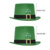 StPatrick Day Decoration Top Hat Lucky Shammock Tall Hat Festival Props Headwear