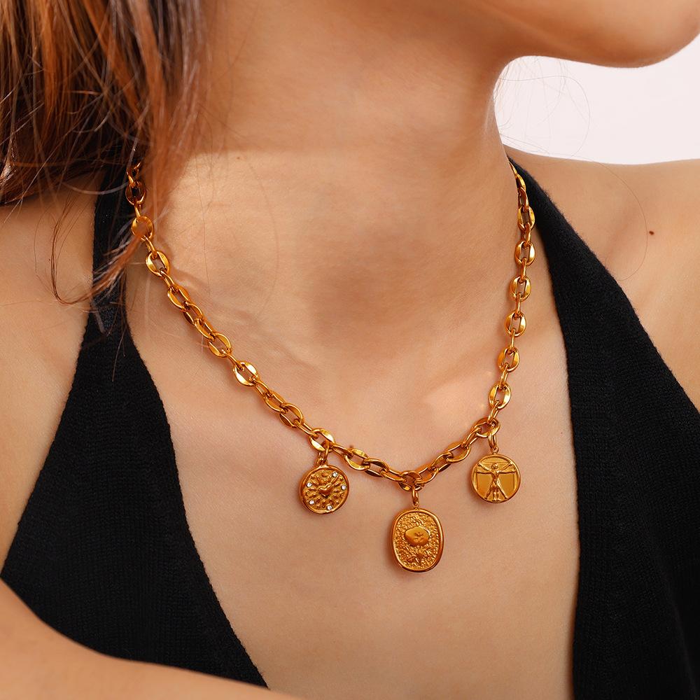 Love Star Moon Multi-Element Diamond Pendant Stainless Steel Light Luxury Diy Bracelet Necklace Pendant Accessories