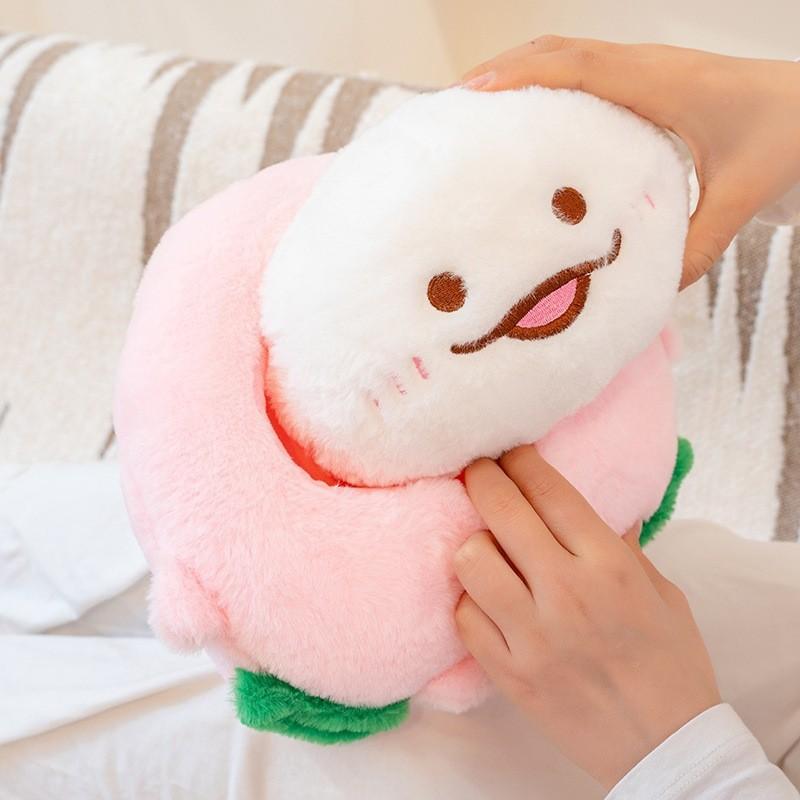 Fruit Plush Toy With Removable Design For Childrens Comfort And Play