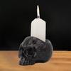 Unique Skeleton Candlestic Ornaments Handicraft Resin Candlestick Skull Candle Holder  Halloween