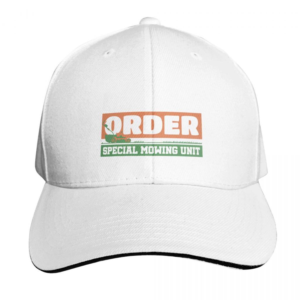 Funny Lawn Order Special Mowing Unit Baseball Cap Vintage Retro Embroidered Lightweight Packable Gift For Him Her