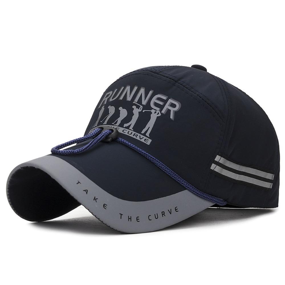 Fashion Quick-drying Baseball Cap Long Brim Breathable Fishing Sun Hat Adjustable Lightweight Duckbill Cap For Men Women