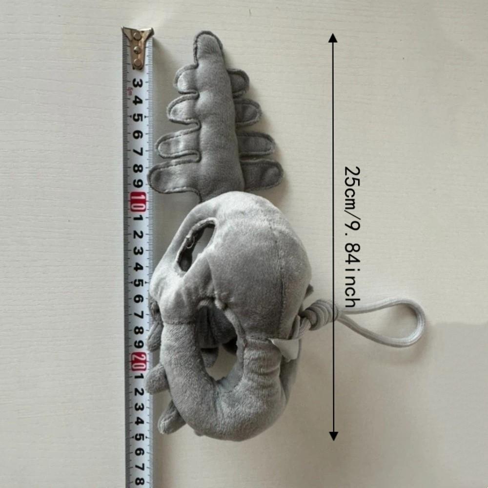 Creative Dinosaur Skeleton Plush Pendant Bag Hanging Charm Plush Hoodie Keychain  Doll Accessories